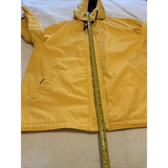 Pacific Trail Women L Outdoor Wear Wind Breaker Rain Coat Hooded Jacket Yellow - Picture 11 of 16